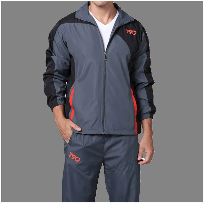 Hoodies & Sweatshirts Tracksuit Men Sets Spring Autumn Gym Jogging Running Sports Suits Jacket + Sweatpants Men Brand Clothing