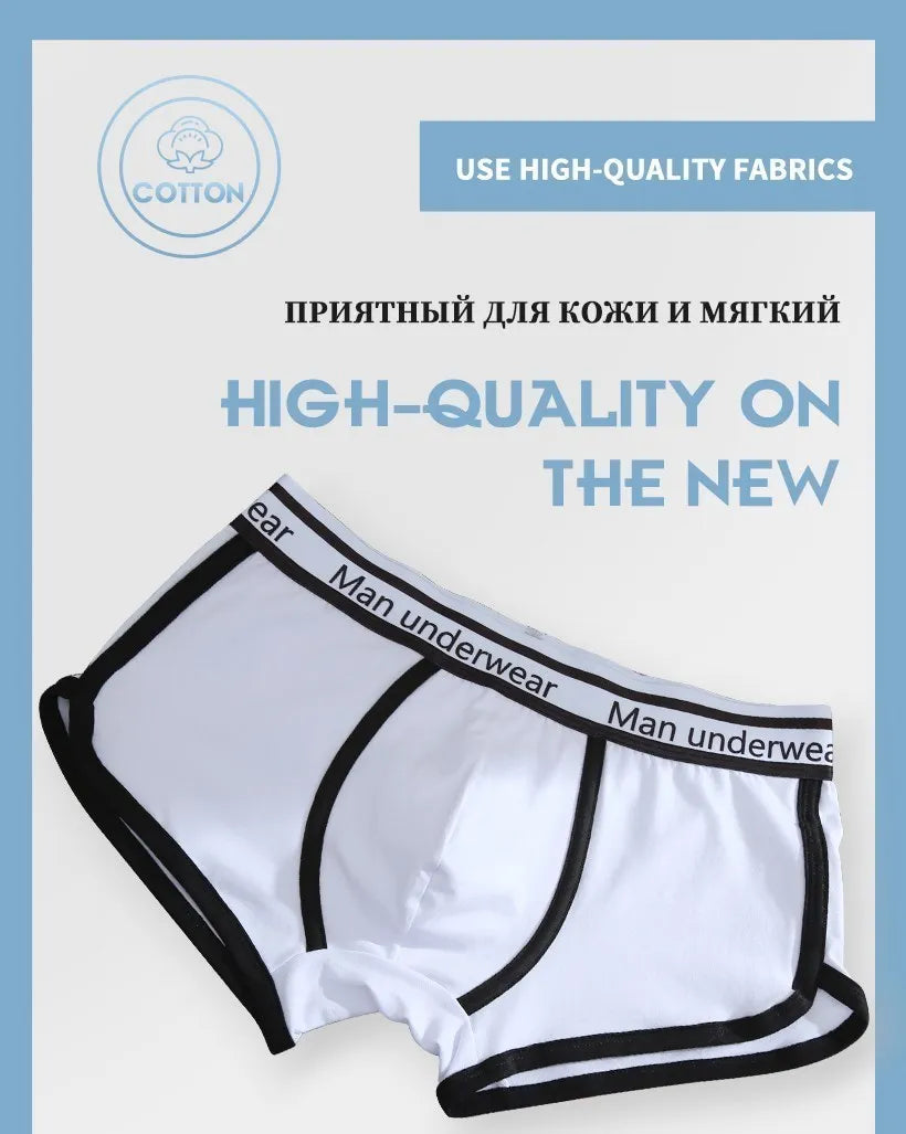 Men Boxers Shorts Underwear Men Home Underpants Printed Men Boxer Cuecas Cotton Soft Male Panties Homme Underwear Men