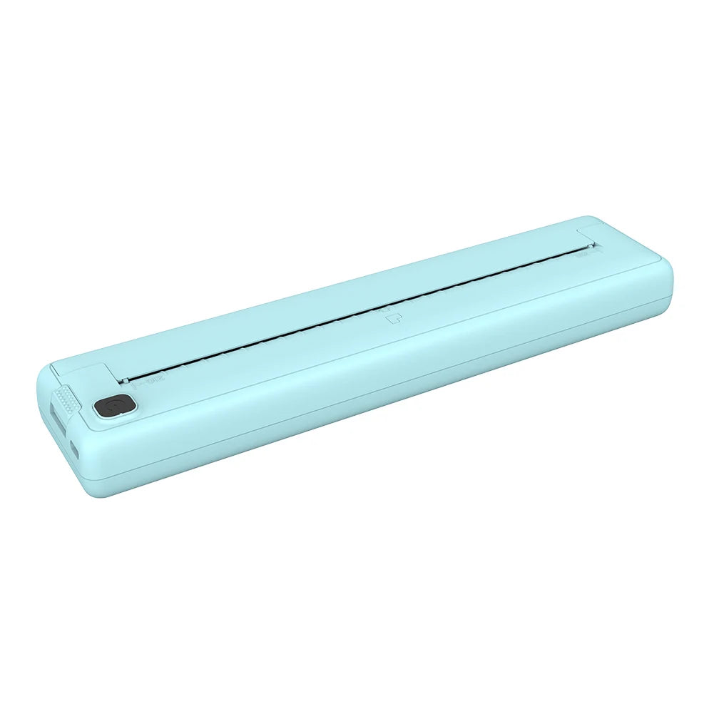 Portable Mini Thermal Printer Wireless Bluetooth A4 Paper Printer Built-in 1000mAh Battery Mini Pocket Printer for Journal Photo