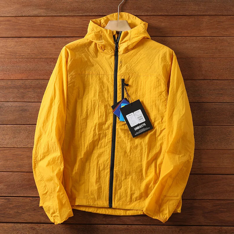 Ultrathin Fishing Jacket Tops Hiking Wearing Good Quality Summer Jackets Men Coats Male Sunscreen Windbreaker Traveling Clothing