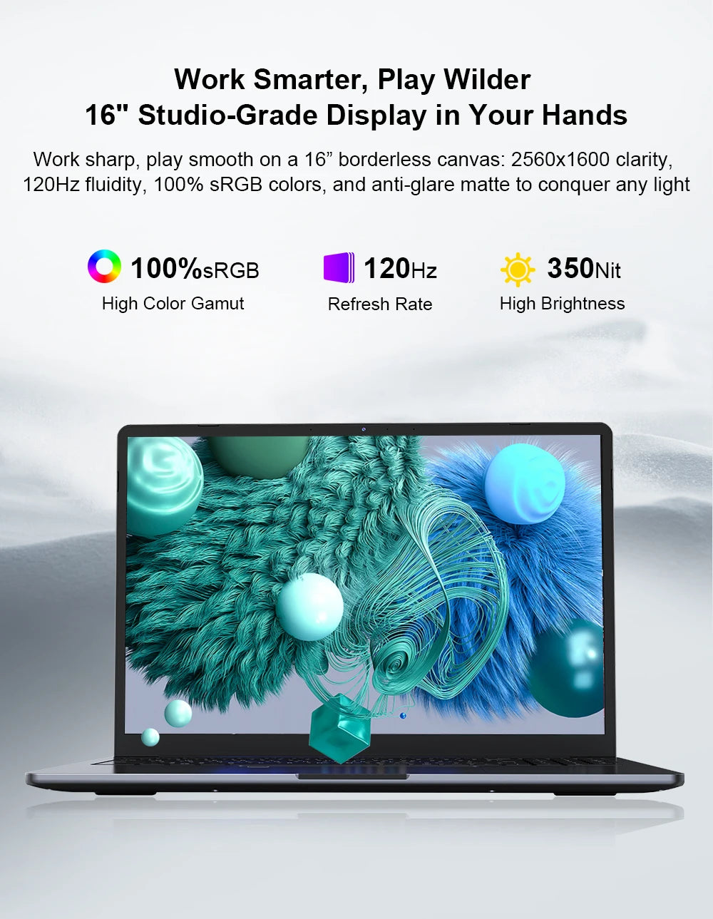 Ninkear A15 Pro Laptop 16" IPS 2.5K FHD AMD Ryzen5 5500U Notebook 16G DDR4 3200Mhz+512GB 54Wh Battery Windows11 PRO Computer