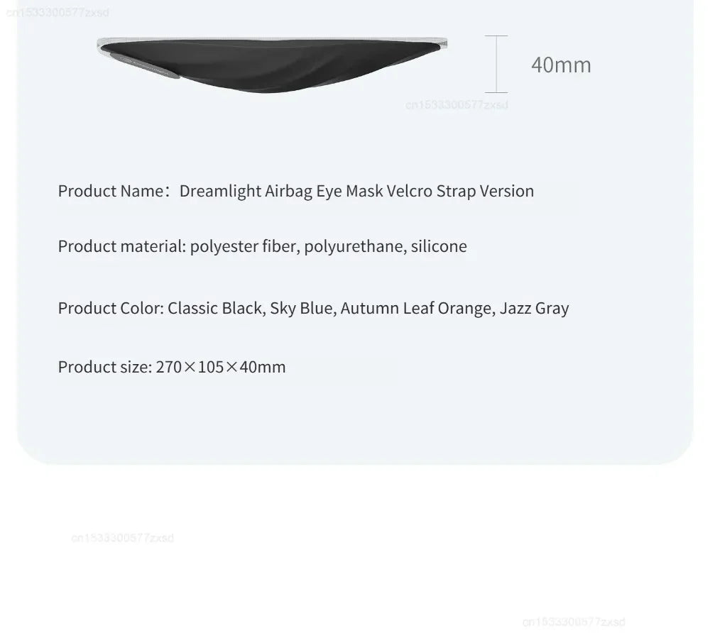Xiaomi Dreamlight 4S Eye Mask Sleep 3D Stereoscopic Sleep Aid for Men Women  Sleeping Block Out Light Eye Mask Travel Blindfold