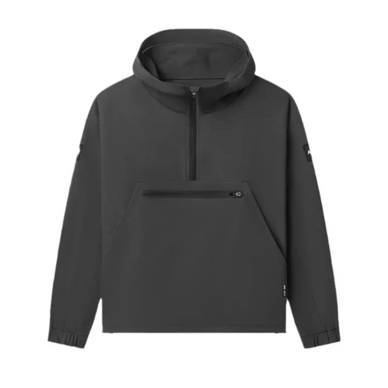 Men's Spring Autumn Running Hooded Jackets Gym Fitness Sports Sportswear Hoodies Zipper Hoody Sweatshirt Casual Pullover Coat
