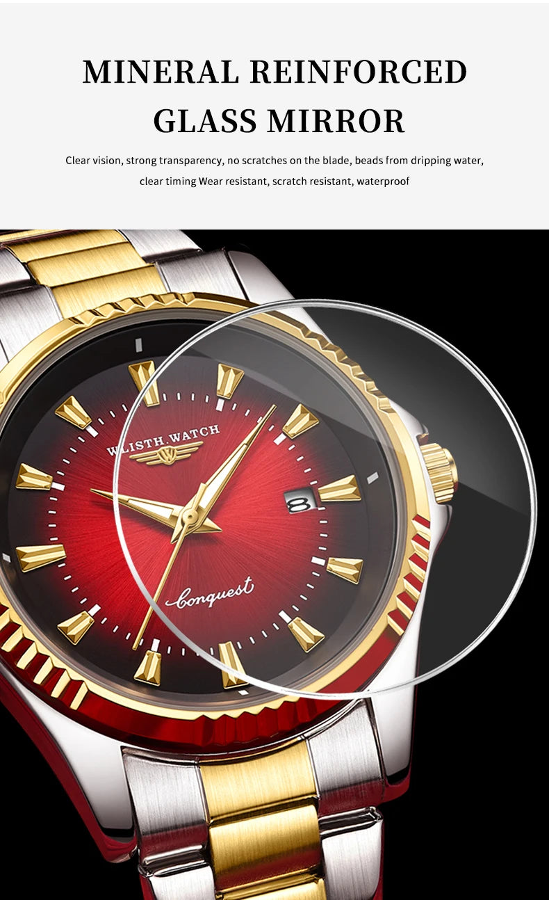 High end business men's quartz watch, fashionable and versatile watch, Valentine's Day gift for boyfriend