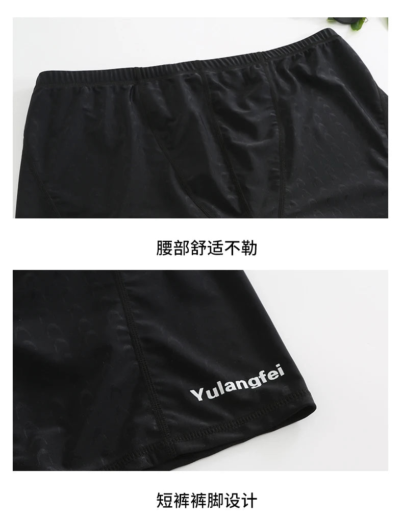 Men swimwear Plus Size Mens Swimming Trunks Sports Swim Wear 135kg Bottoms Hot Spring  Adult Shorts Printing Pants Beach