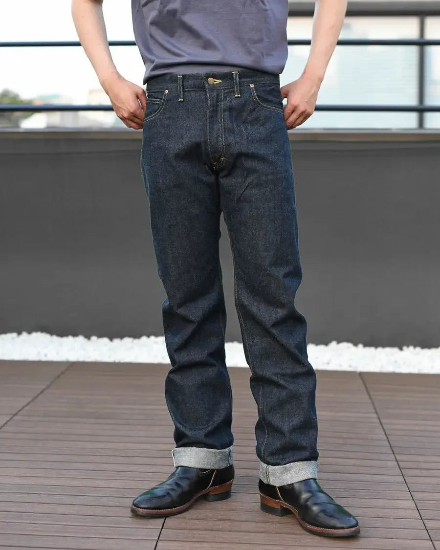 TOYS McCOY LOT 001Z pays tribute to LXX (taxi driver) left twill retro red ear jeans