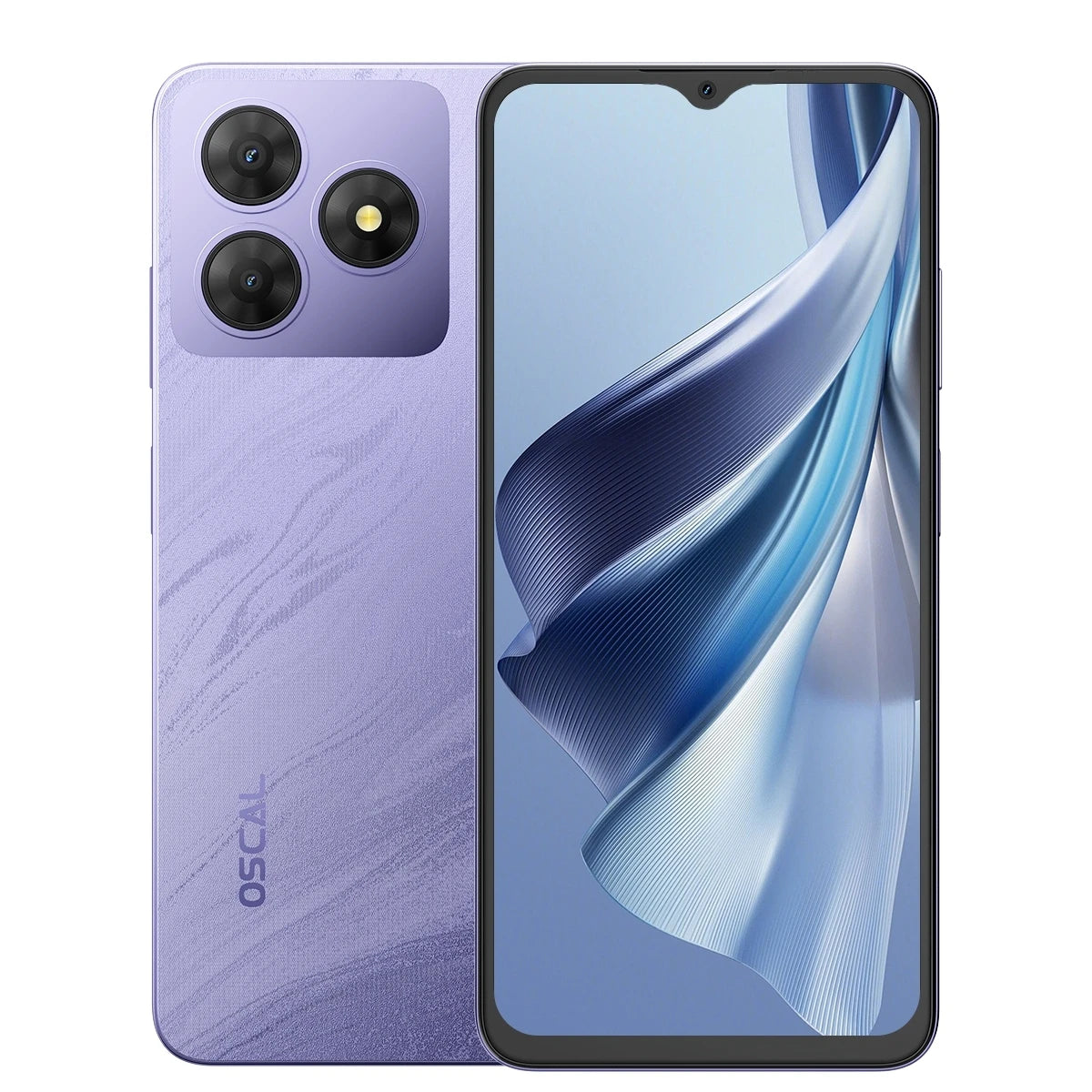 Blackview OSCAL FLAT 2 Smartphone 6.6'' 90Hz 4GB 128GB Unisoc T606 Octa Core 13MP+8MP Camera 5000mAh Face Unlock 4G Mobile Phone