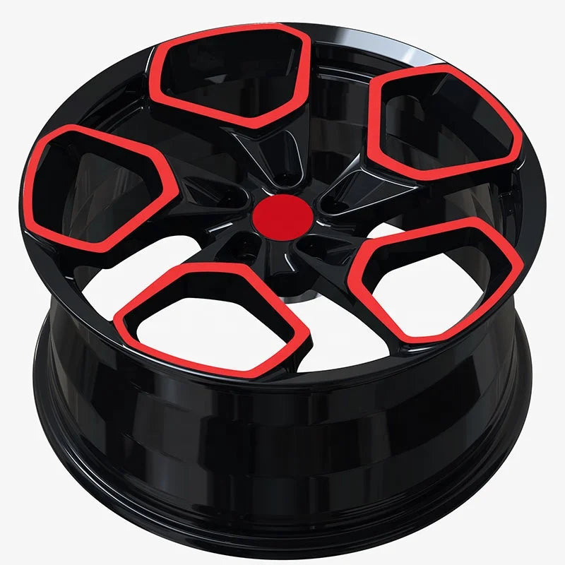 6061-T6 Aluminum Alloy Car Rim Custom Forged Car Alloy Wheels With 24 Inch PCD 5*112 5*120 5*114.3