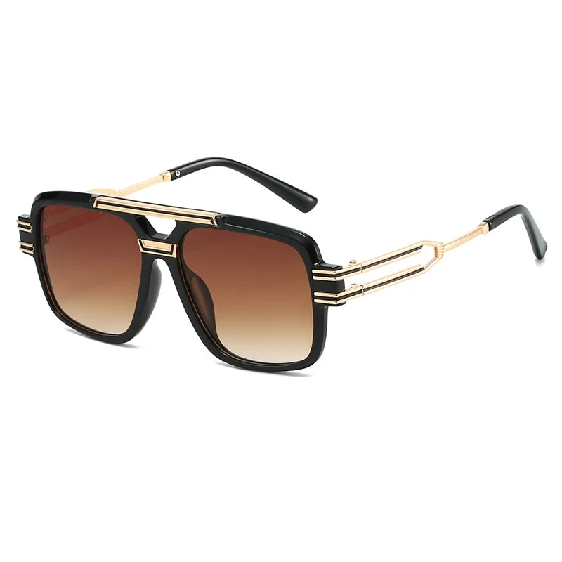 Square Sunglasses for Men Women Luxury Vintage Fashion Transparent Lens Sun Glasses Gafas De Sol Hombre Lunette Soleil Femme