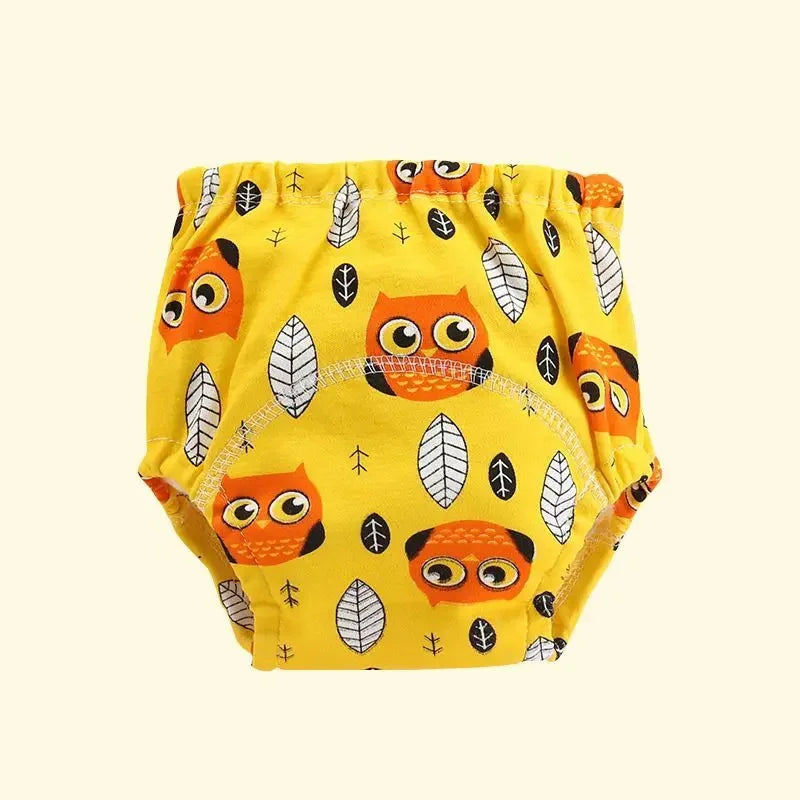 5PC Waterproof Reusable Cotton Baby Training Pants Infant Shorts Underwear Cloth Baby Diaper Nappies Panties Nappy Changing