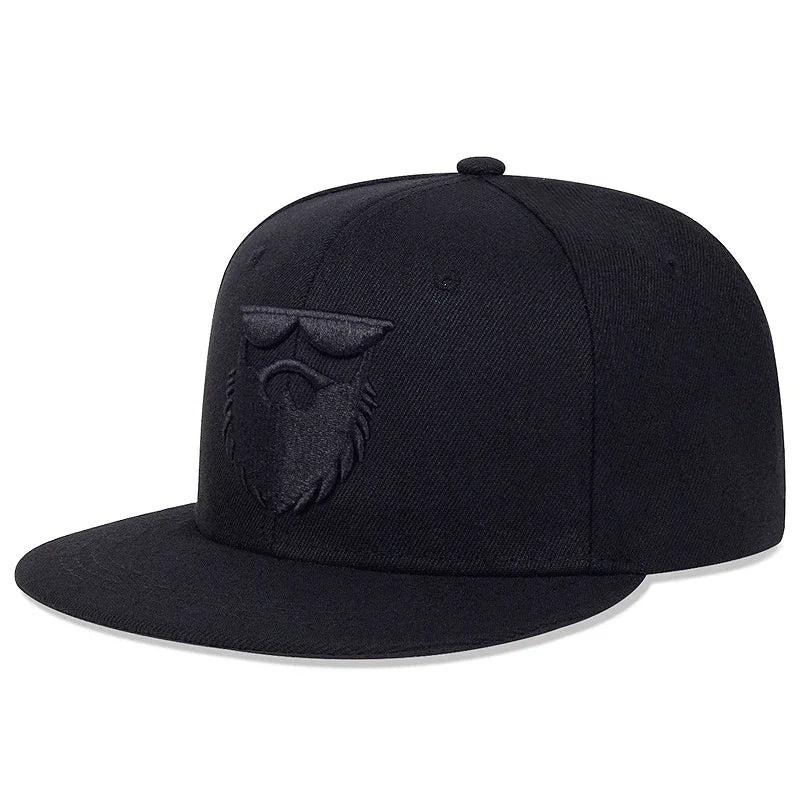 Unisex Beard Old Men Embroidery Hip-hop Hats Spring Autumn Outdoor Adjustable Casual Baseball Caps Trucker Caps Sunscreen Hat