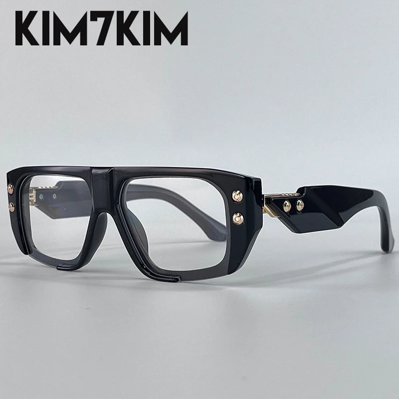 Steampunk Square Polarized Sunglasses Men Big 2025 Luxury Brand Punk UV400 Driving Sun Glasses Fashion Eyewear For Male Shades
