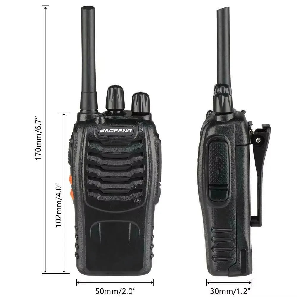2pcs/lot  Wholesale Original Baofeng BF-88E 5km Long Range Walkie Talkie Two Way Radio Channel 16 self-driving travelling