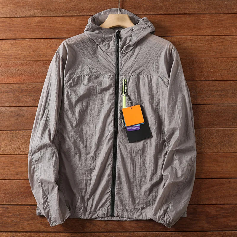 Ultrathin Fishing Jacket Tops Hiking Wearing Good Quality Summer Jackets Men Coats Male Sunscreen Windbreaker Traveling Clothing