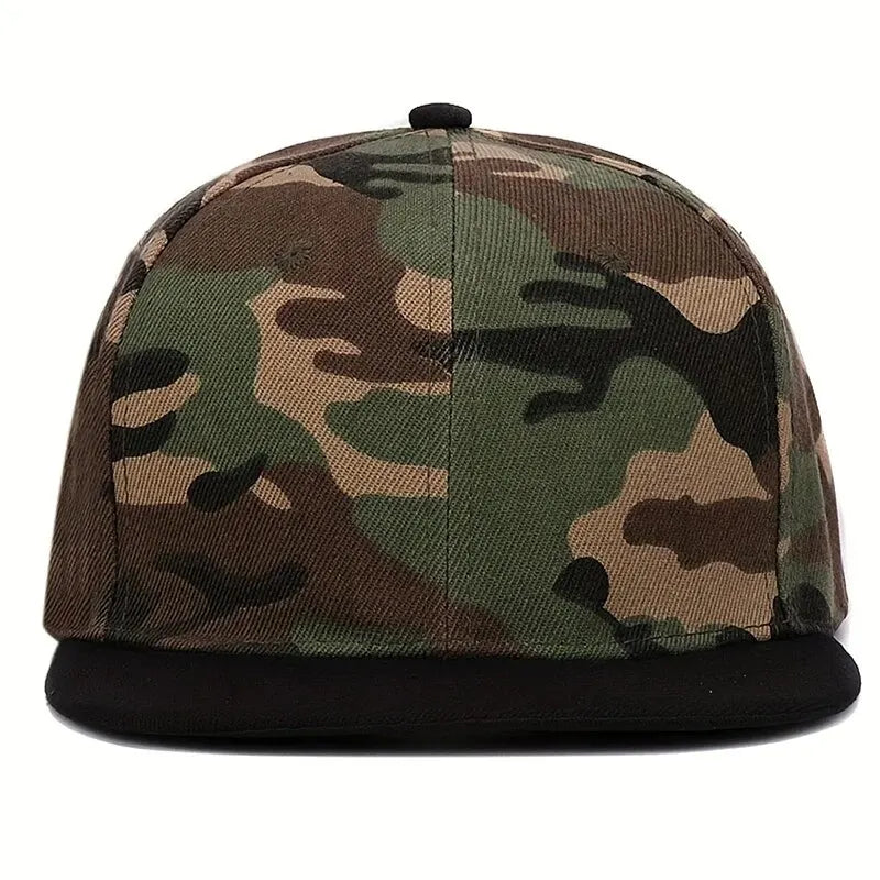 Unisex Light Plate Camouflage Hip-hop Hats Spring Autumn Outdoor Adjustable Casual Baseball Caps Sunscreen Hat