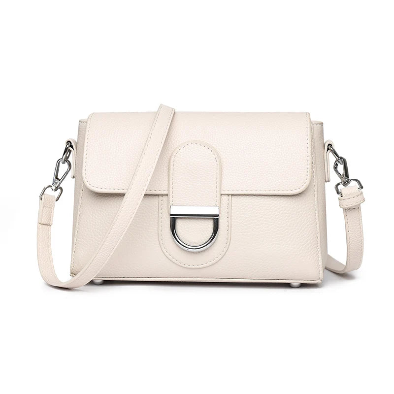 Luxury Brand Genuine Leather Handbag Women Fashion High Quality Solid color Cow Leather Shoulder Crossbody Bag Female Tote Bags