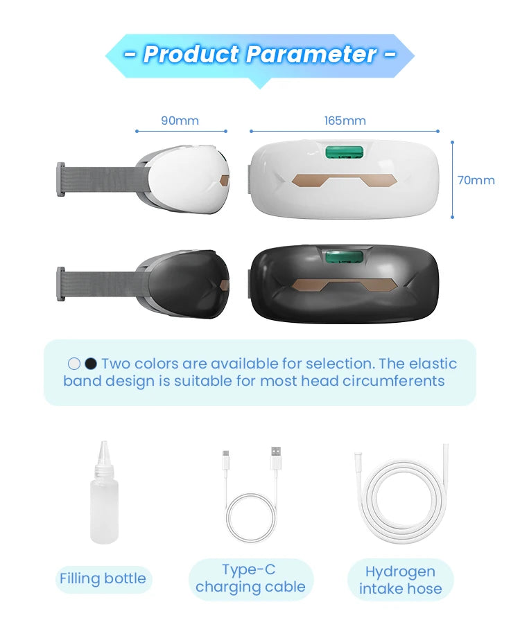 Hydrogen Eye Therapy 4 Modes Eye Massager with Heat and Cooling for Eye Relaxation, Father's Day/Birthday Gifts for Mom/Dad