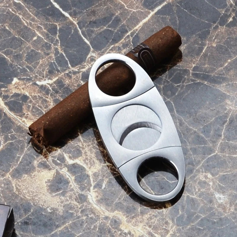 New Cigar Cutter Stainless Steel Sharp Cigar Cutter Manual Cigarette Breaker Scissors Accessories Wedding Party Souvenir Gifts