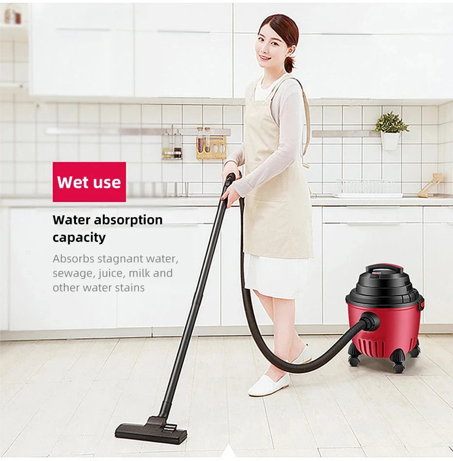 Multifunctional Vacuum Cleaner With Dust Collection Function Suitable for Home Garage Workshop Industrial Dry Wet Cleaning