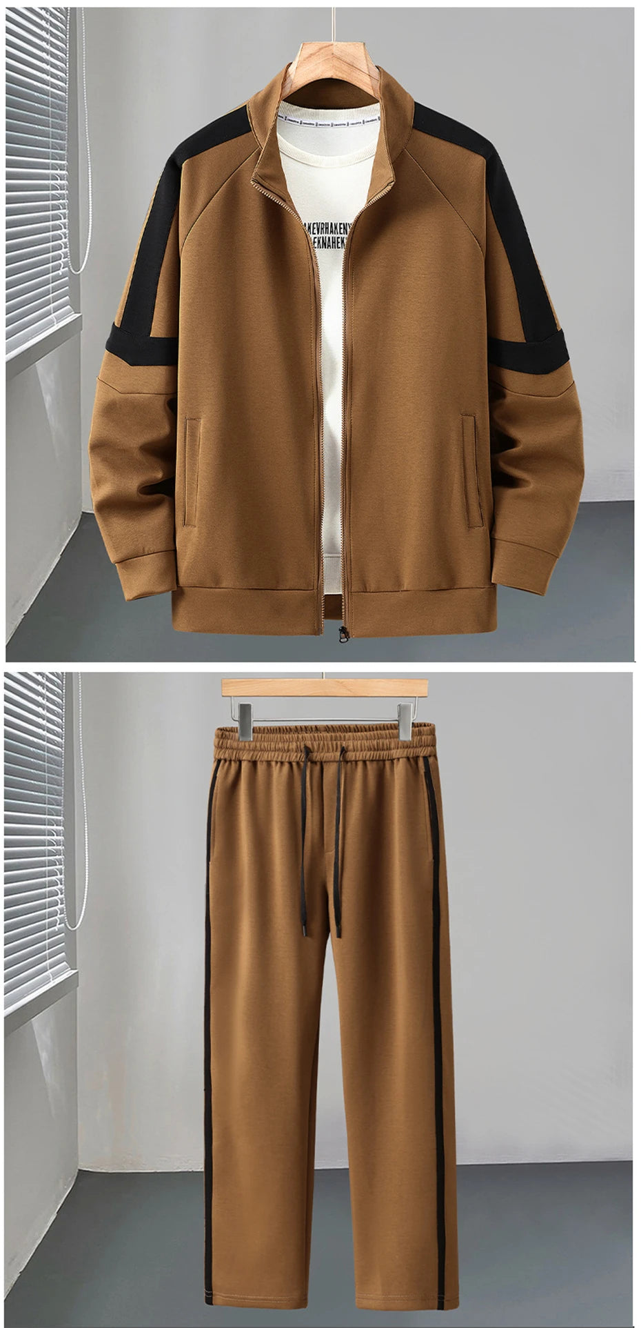10XL Plus Size Tracksuit Men Spring Autumn Sets Jacket Sweatshirt Pants Fashion Casual Male Suits Jacket Big Size 10XL