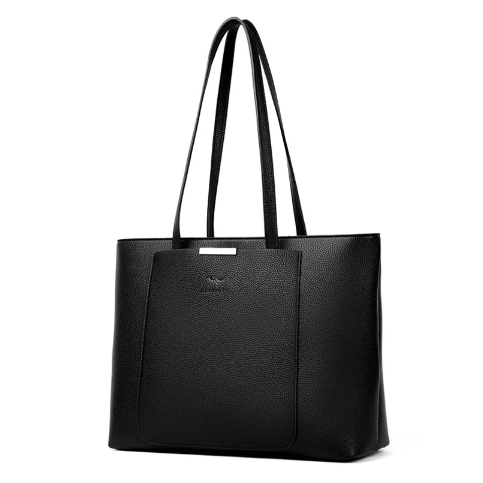 Large Capacity Women Shoulder Tote Bag Pu Leather Hand Bags for Women 2025 Designer Daily commuting Handbags HIgh Quality Sac