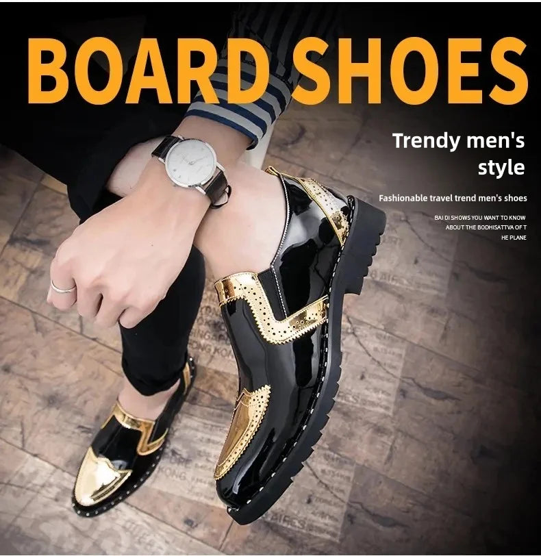 Size 38-48 Classic Men Loafers Men Casual Comfortable Fashionable Small Leather Shoes European American Elegant Brand Shoes