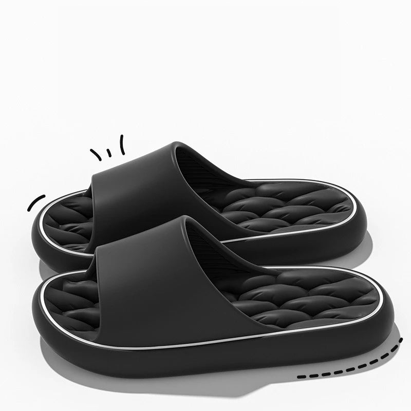Summer Women Leaking Quick-Drying Shower EVA Slippers Men Breathable Water Leakage Flip Flops Light Waterleaky Swimming Sandals