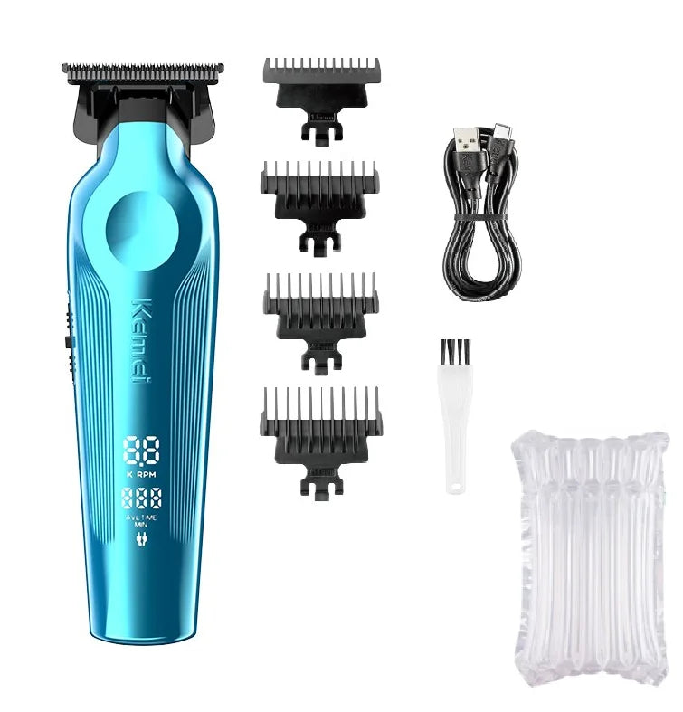 kemei Salon Rechargeable Trimmer Clipper High Speed Motor Barber Hair Trimmer Clipper KM-264
