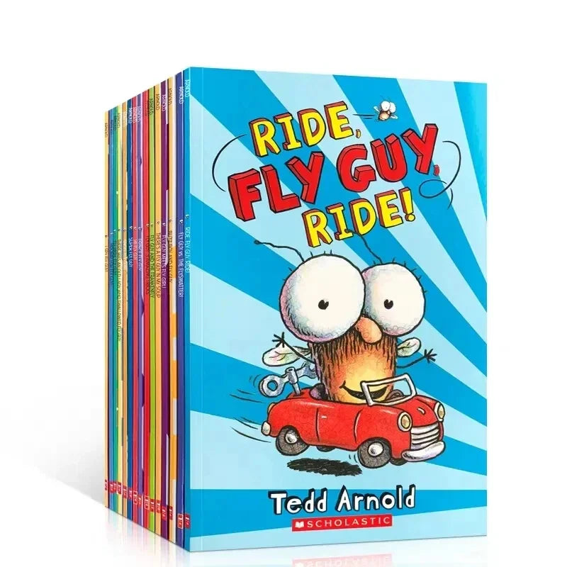21 Books English Usborne Books for Children Kids Picture Books Baby Famous Story The Fly Guy Series Fun Reading Story Book