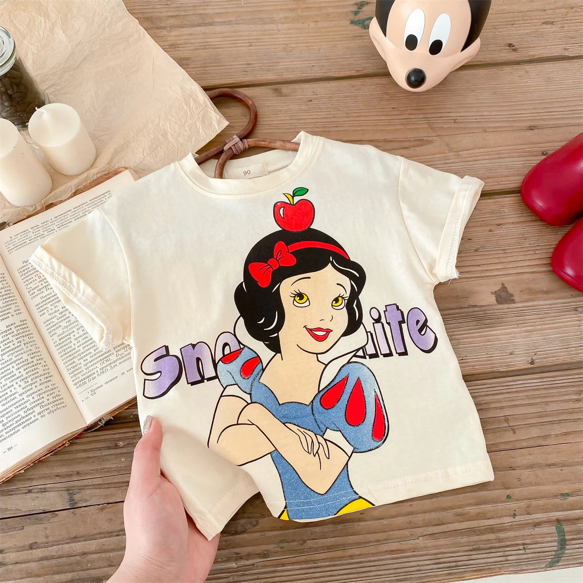Summer Children's Cartoon Printed T-shirt Short Sleeved T-shirt Casual Sportswear Fashionable Short Sleeved Children's Clothing