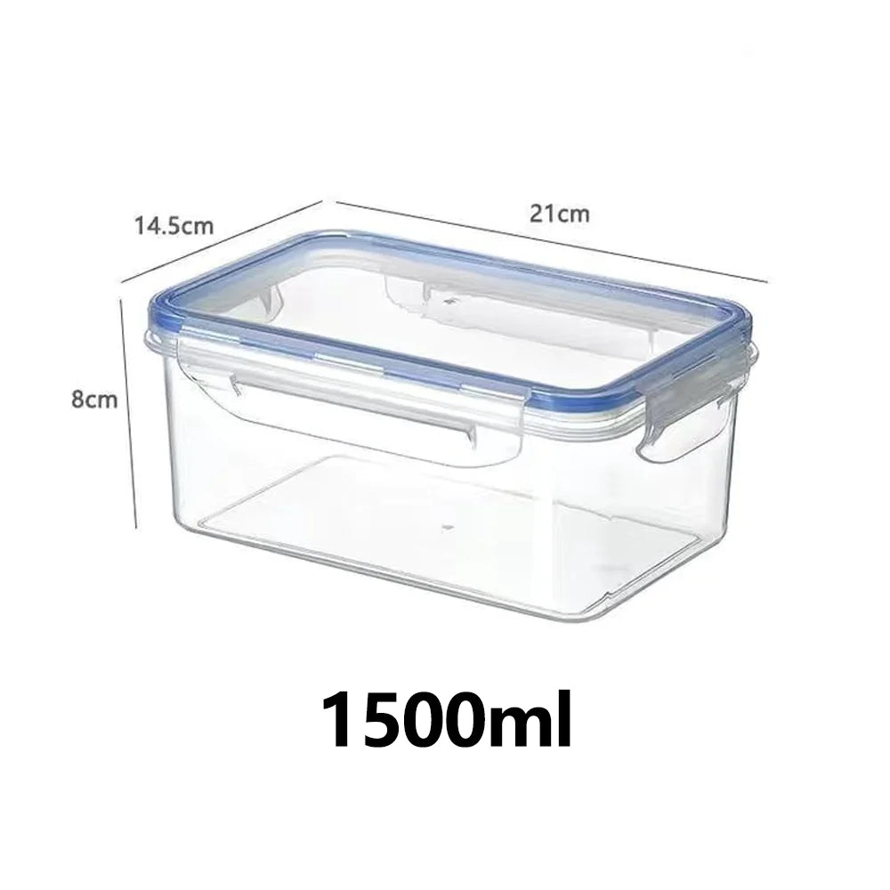 Stackable Airtight Food Containers BPA-Free Kitchen Storage for Meal Prep & Fresh Produce Fridge & Microwave Safe