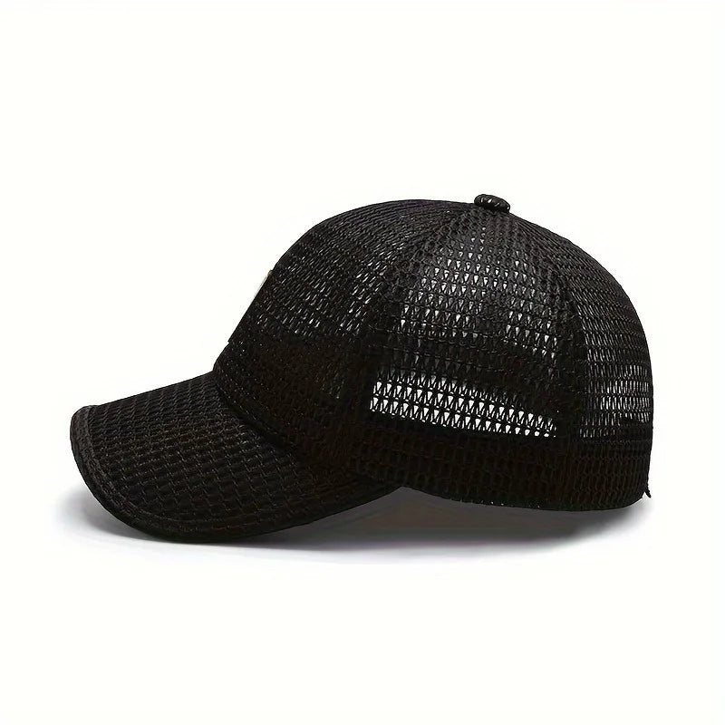 Breathable Mesh Baseball Caps - Adjustable, Quick-Drying, Casual Trucker Hats for Men & Women, Perfect for Summer Outdoors