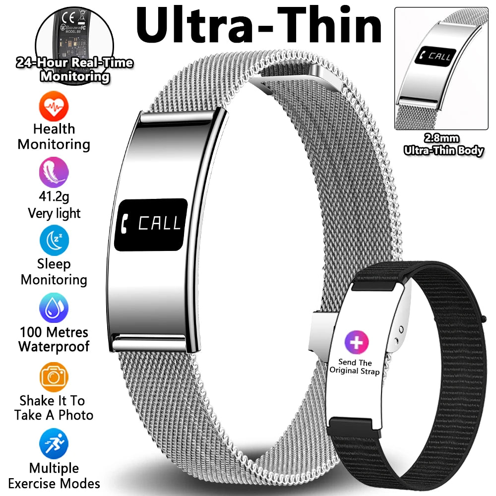 Men Women Smart Bracelet Heart Rate Sleep Monitor Health Smart Band Waterproof Sports Fitness Tracker Smartwatch For Android iOS