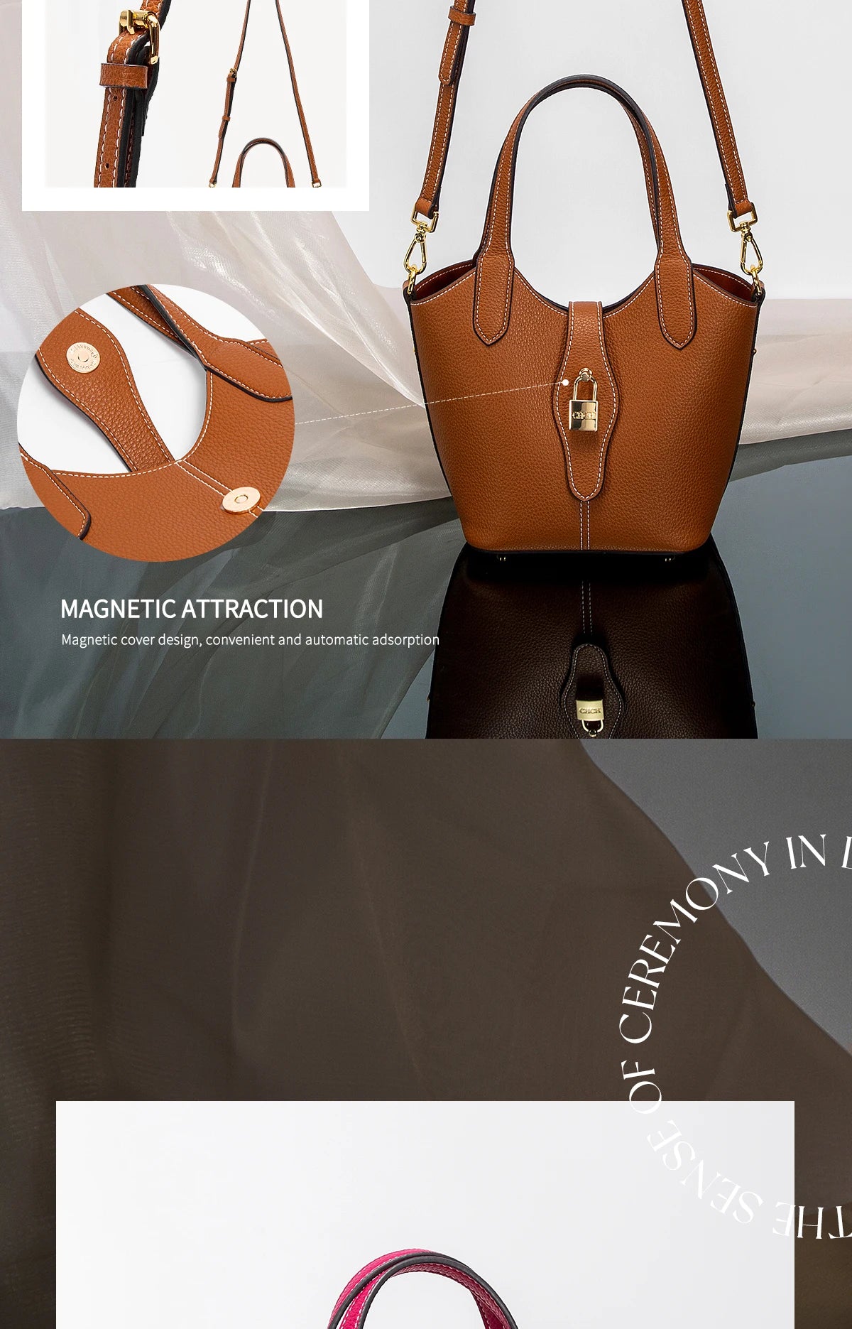 CHCH Women's Handbag Autumn New Collection Simple Women's Vegetable Basket Handbag