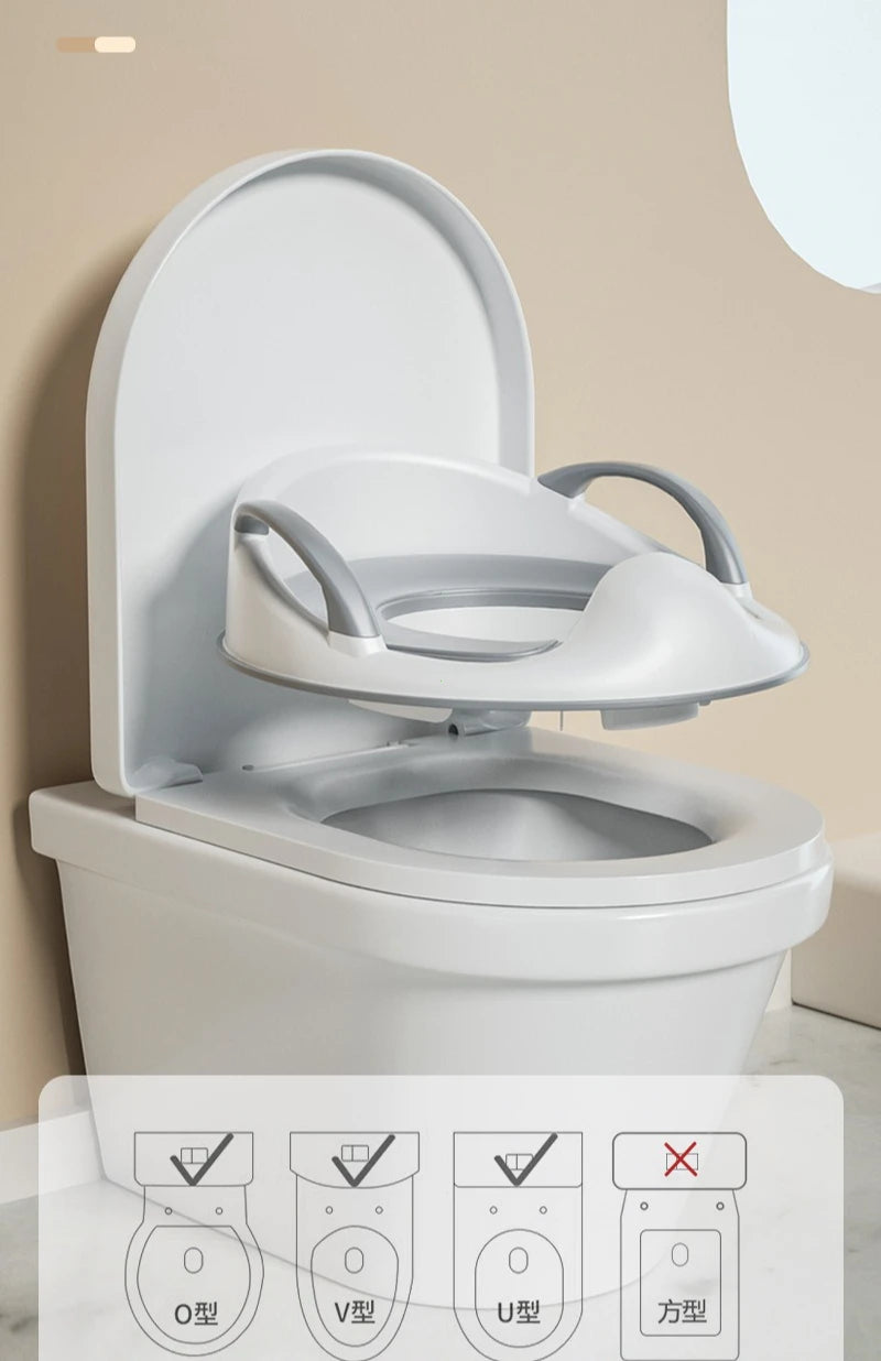 Baby and Child Toilet Seat Ring Female Baby and Little Boy Cushion Bedpan Cover Children's Toilet Household Auxiliary Toilet Kid