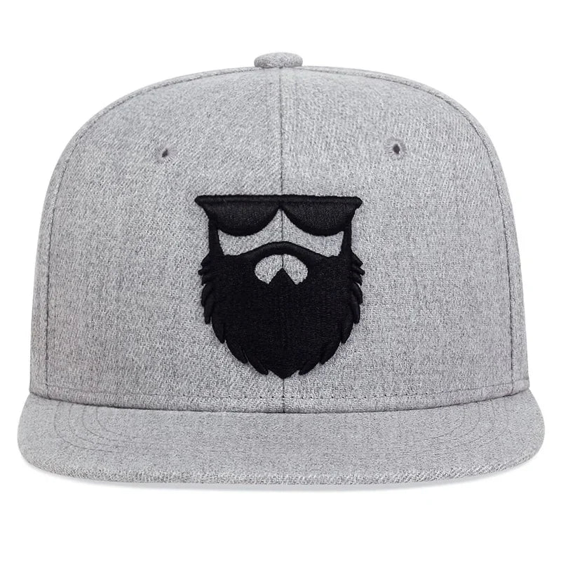 Unisex Beard Old Men Embroidery Hip-hop Hats Spring Autumn Outdoor Adjustable Casual Baseball Caps Trucker Caps Sunscreen Hat