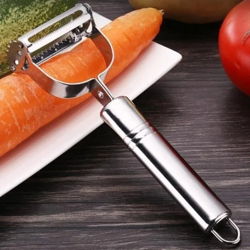 High Quality Stainless Steel Peeler Multifu Fruit Vegetable Peeler Home Kitchen Potato Fruit Manual Peeler Gadgets Wholesale