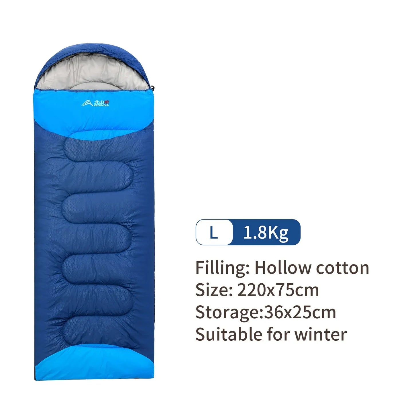 BISINNA Camping Sleeping Bag Ultralight Waterproof Winter Warm Envelope Backpacking Sleeping Bags for Outdoor Traveling Hiking