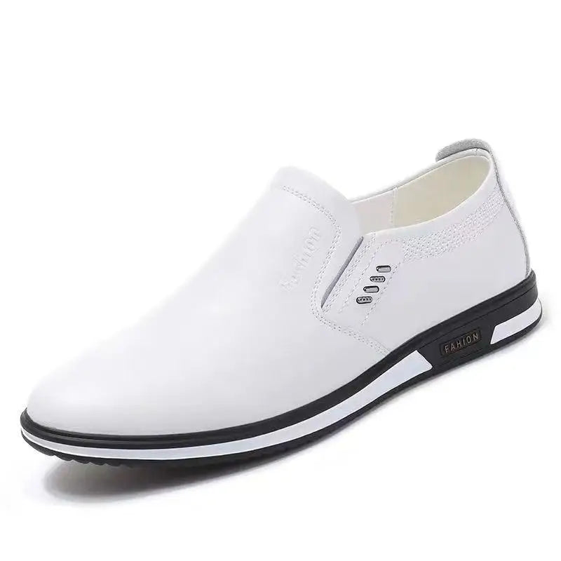 Leather Casual Shoes Man Black Loafers Shoes Men Luxury Designer Slip on Shoes for Men 2022 Zapatos De Hombre Chaussure De Homme