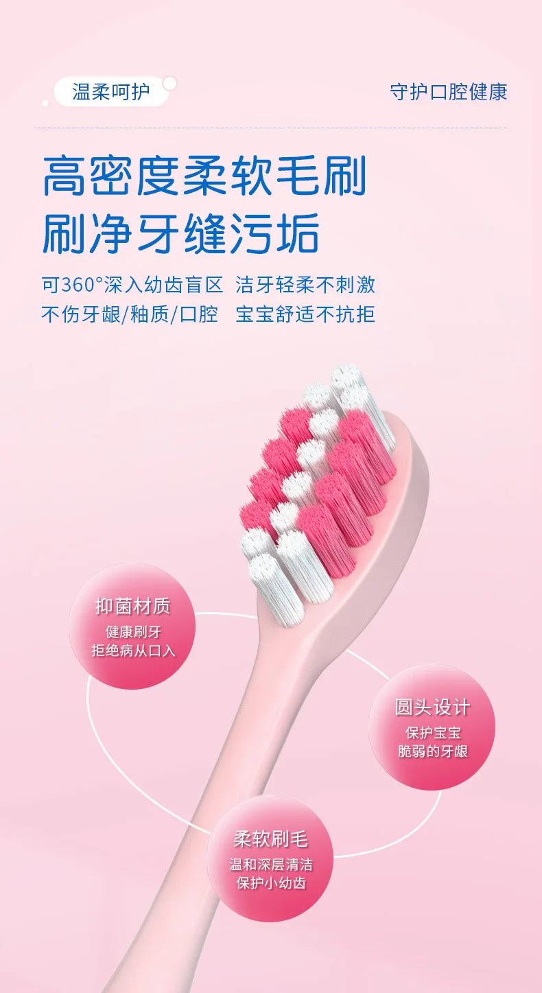 Xiaomi Mijia New Child Sonic Electric Toothbrush Electric Cartoon Toothbrush for Kids Replace Kids Electric Toothbrush