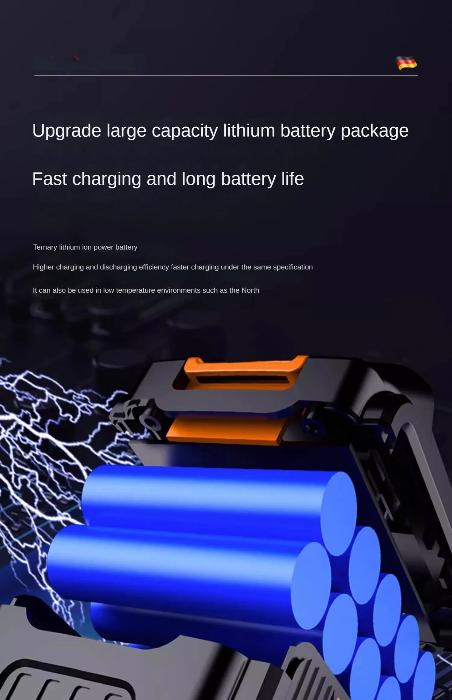Portable Electric Lawn Mower with Lithium Battery for Home Use and Farming Grass Trimming
