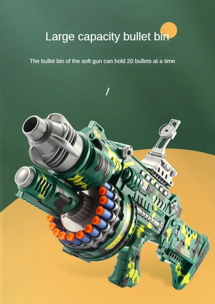 Toys Cool Nerfs Gun Children Electric Continuous Launch Electric Toy Boy Gun Military Firearms Series Soft Bullet Gun Sniper