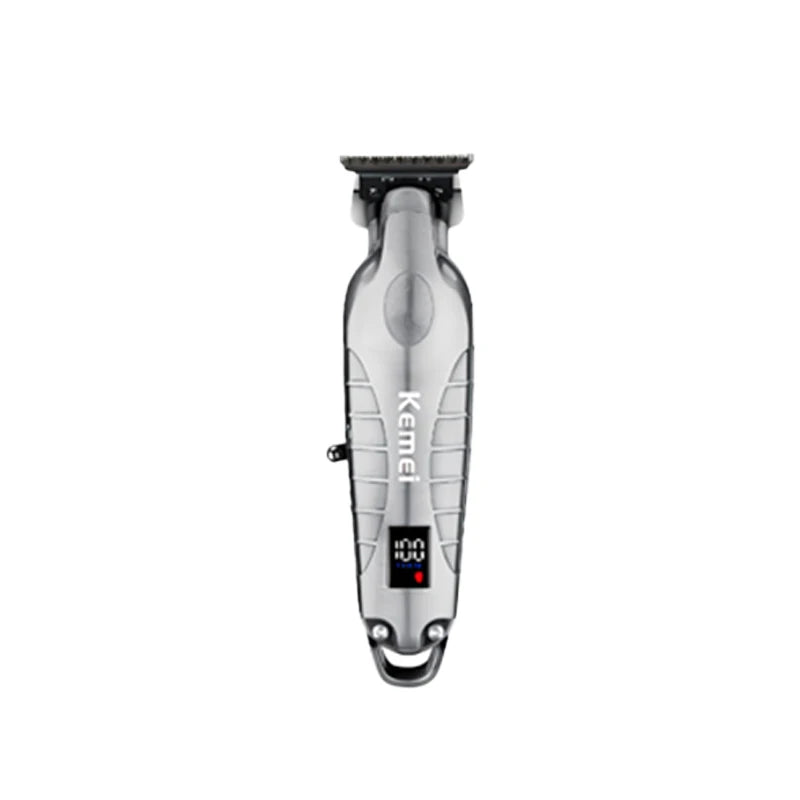 Kemei Km-2293 Barber Cordless Hair Trimmer 0mm Zero Gapped Carving Hair Clipper Professional Electric Finish Cutting Machine