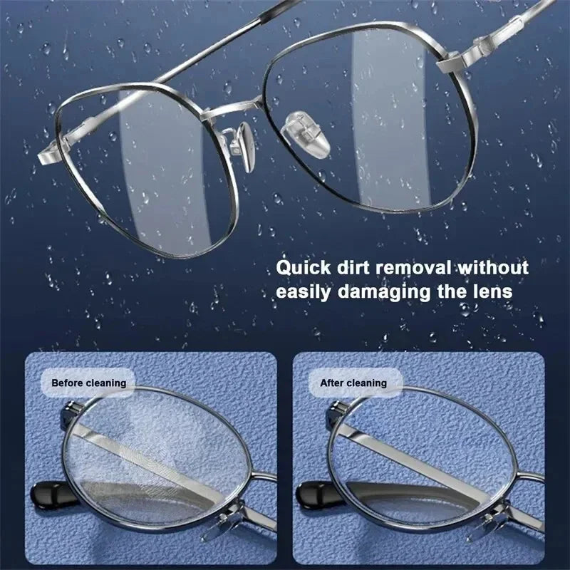 1pc High-frequency Ultrasonic Glasses Cleaner Machine - Wireless Control, Multi-purpose Cleaning For Eyewear And Accessories New
