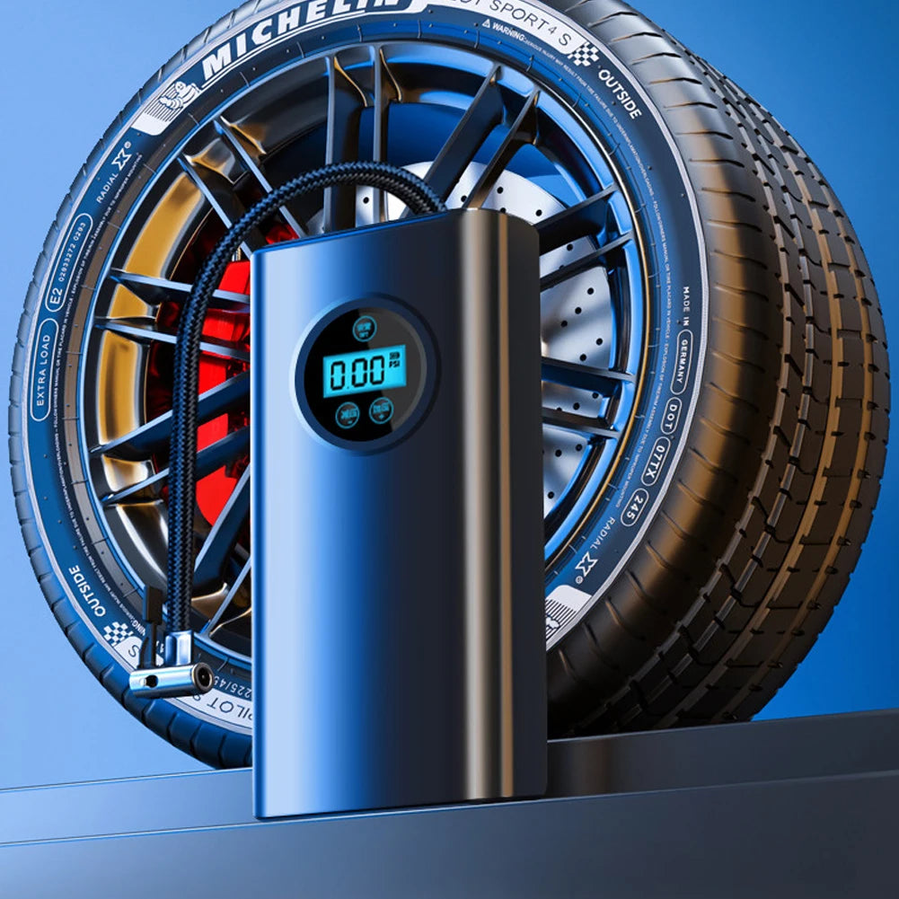 Tire Air Pump Car Tyre Inflator Electric Air Compressor Rechargeable Portable Bicycle Tire Pump for Car Motorcycle Bike Ball