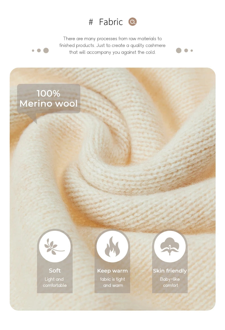 Men 100% Merino Wool Sweater Zipper Cardigan Wear Both Sides Autumn Winter Thick Warm Casual Cashmere Jumper Knitwear Coat Tops
