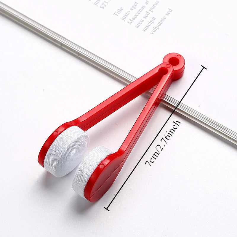 Portable Multifunctional Glasses Cleaning and Wiping Tool of Microfiber Cleaning Brush for Sunglasses Glasses Microfiber Cloth
