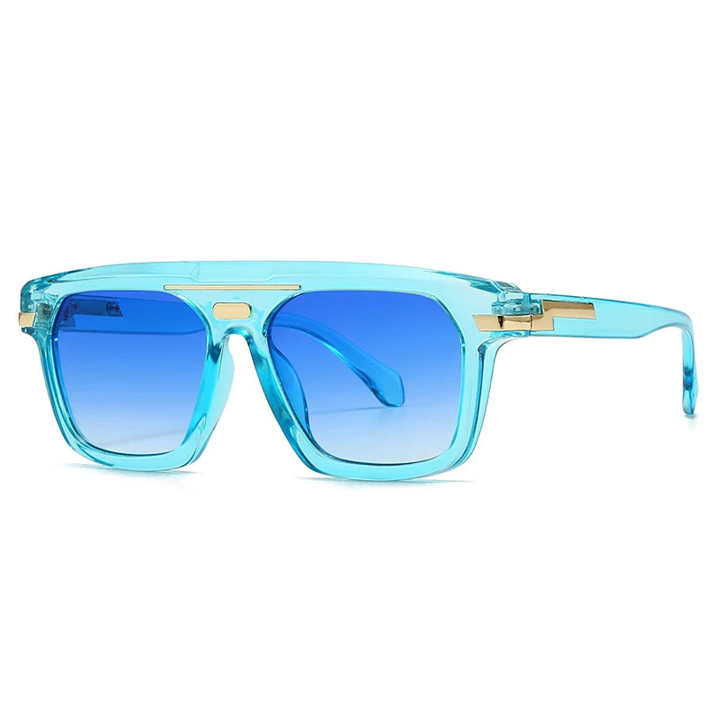 European and American New Cross-Border Exclusive Popular Modern Retro Large Frame Sunglasses Trendy Street Sunglasses Lh281