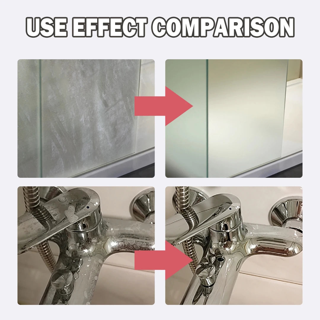 Bathroom Glass Cleaner Hard Water Spot Remover For Shower Door, Ceramic Tiles, Stainless Steel Powerful Descale JB-XPCS H71