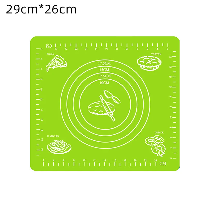 FAIS DU Reusable Non-Stick Silicone Baking Mat for Pastry Rolling with Measurements, Liner Heat Resistant Table Placemat Pad